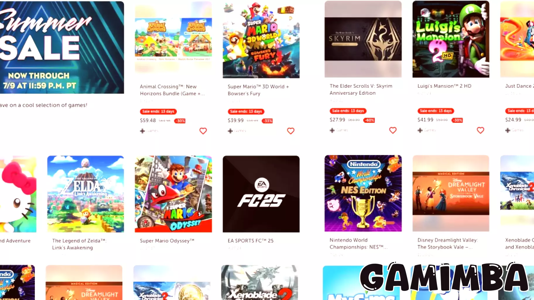 Exciting Discounts Available in Nintendo's Summer Sale