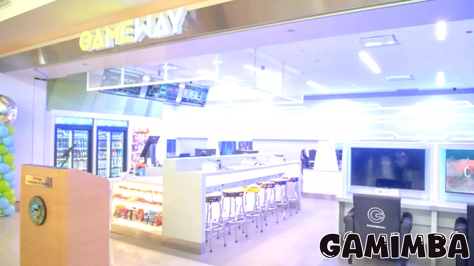 Gaming lounge opens at Midway Airport